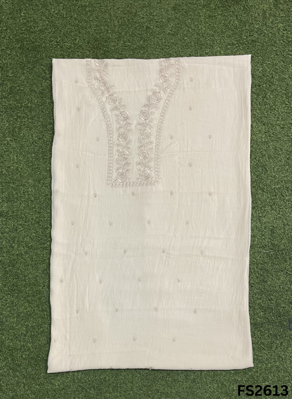 FS2613 | Cream | Mal  Cotton Suit | Casual Wear | Summer Suits | Regular wear