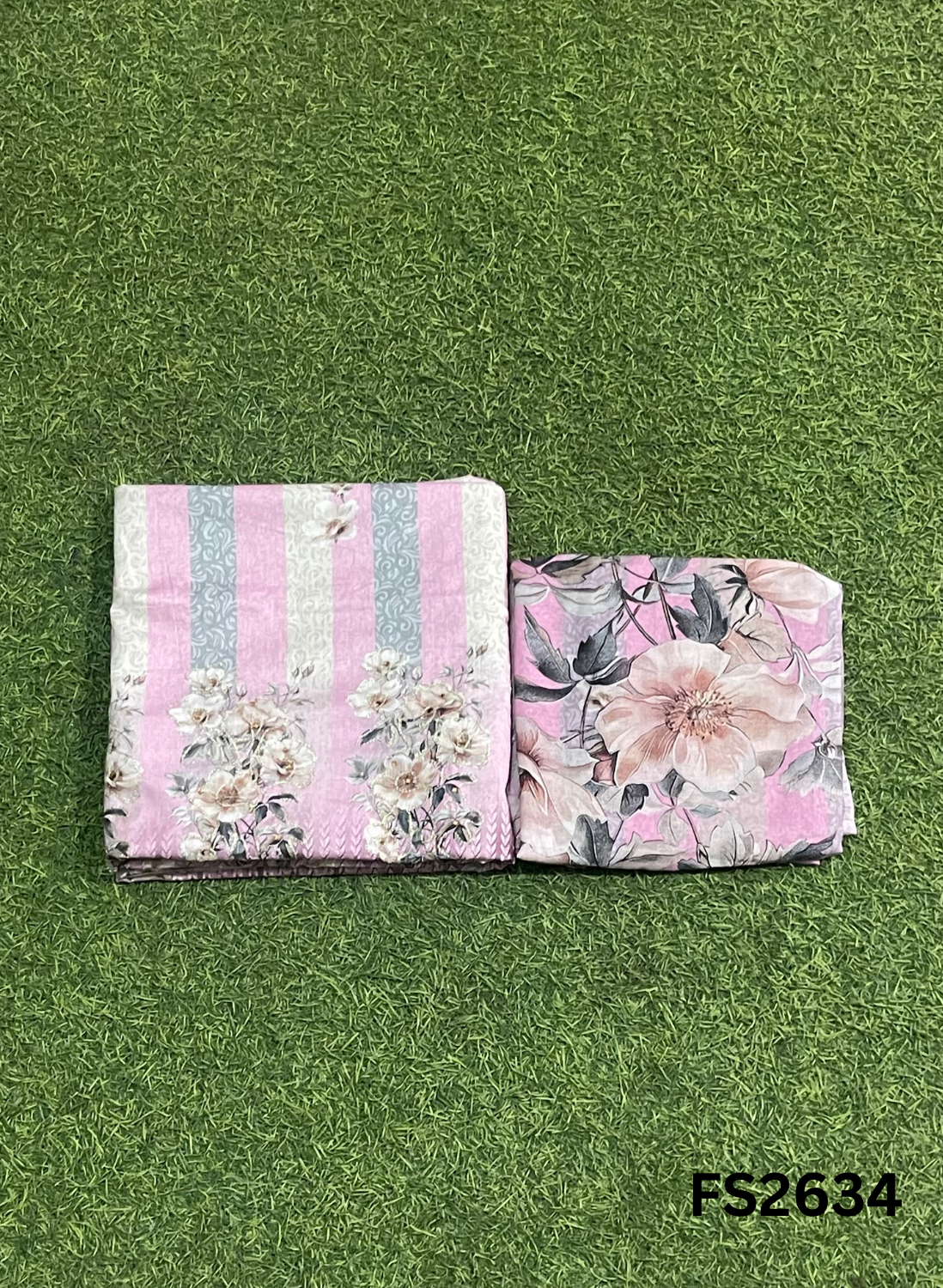 FS2634 | PINK |Cotton Suit | Casual wear | Summer Suits | Regular  wear