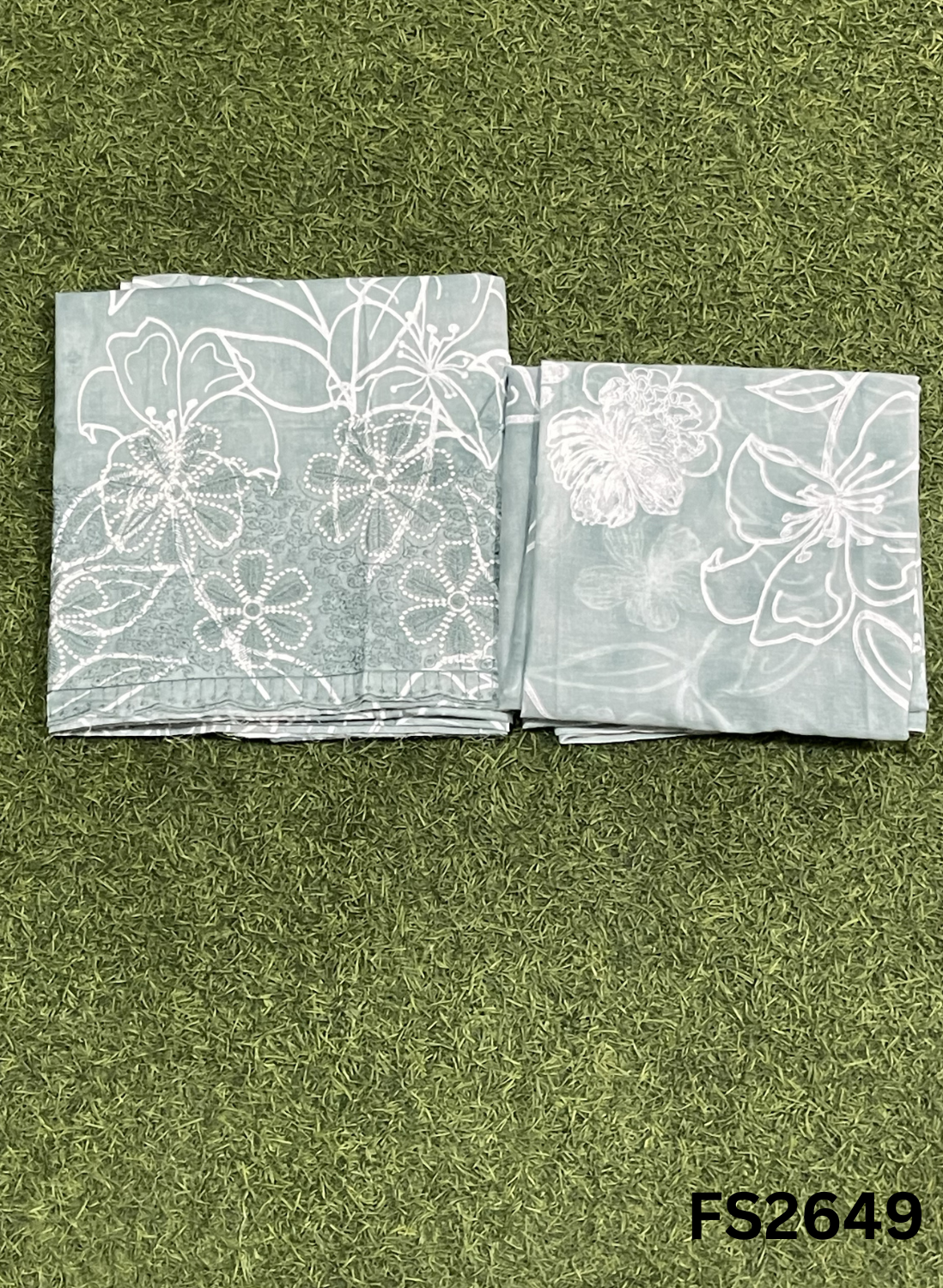 FS2649 | GREY | Cotton Suit | Casual wear  | Summer Suits | Regular wear