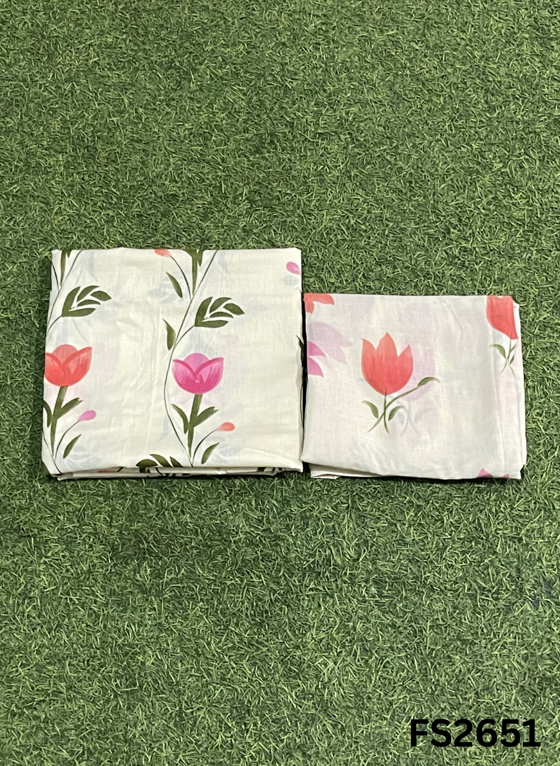 FS2651 | OFF WHITE | Cotton Suit | Casual wear  | Summer Suits | Regular  wear