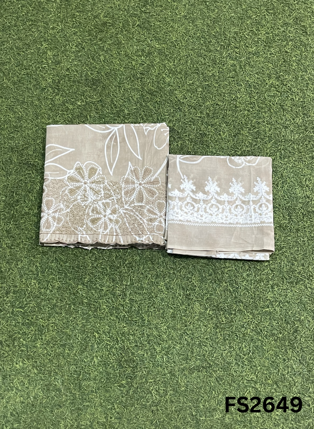 FS2649 | GREY | Cotton Suit | Casual wear  | Summer Suits | Regular wear