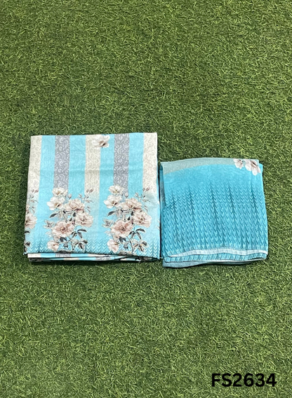 FS2634 | PINK |Cotton Suit | Casual wear | Summer Suits | Regular  wear