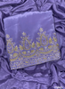 FS841 | Purple | Crepe Suit | Wedding | Party Wear | Ring Ceremony | Festival Suit | Allover suit | F9HFAA