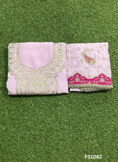 FS1082 | Crepe Suit | Wedding | Party Wear | Ring Ceremony | Festival Suit | Allover suit |