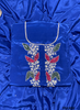 FS1303 | Royal Blue | Crepe Suit | Pearl Work | Party Wear | Wedding | Ring Ceremony | Festival
