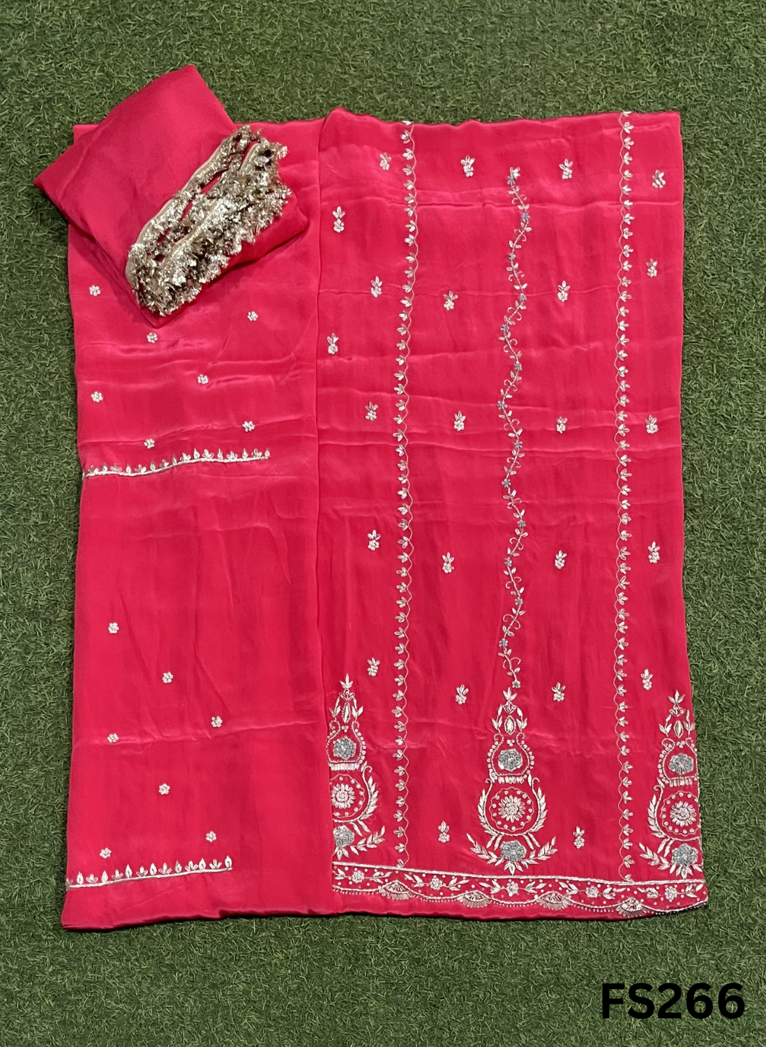 FS266 | Crepe Suit | Party Wear | Wedding | Ring Ceremony | Festival |