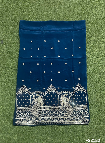 FS2182 | Peacock | Crepe Suit | Kurti-Lehnga | Party Wear | Wedding | Jaggo | Ring Ceremony | Festival