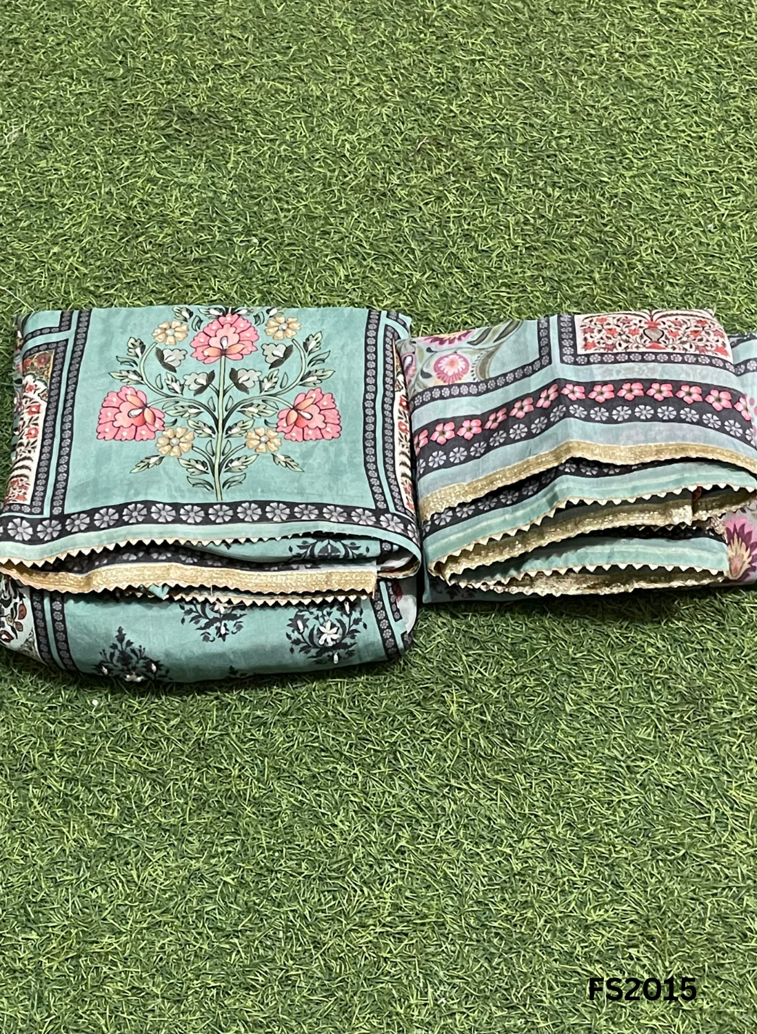 FS2015 | Pink | Crepe Suit | Hand-Work | Party Wear | Wedding | Ring Ceremony | Festival | Bridal Suit