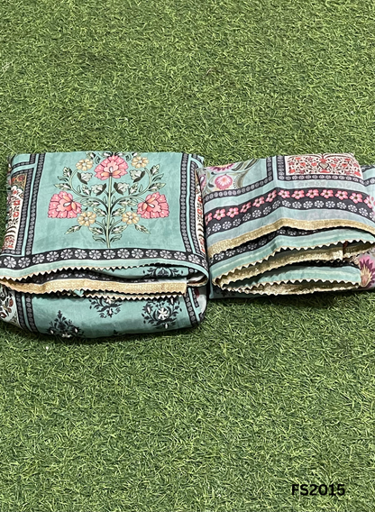 FS2015 | Pink | Crepe Suit | Hand-Work | Party Wear | Wedding | Ring Ceremony | Festival | Bridal Suit