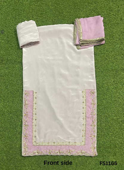FS1165 | Crepe Suit | Party Wear | Wedding | Ring Ceremony | Festival