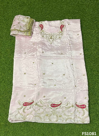 FS1081 | Crepe Suit | Wedding | Party Wear | Ring Ceremony | Festival Suit | Allover suit |