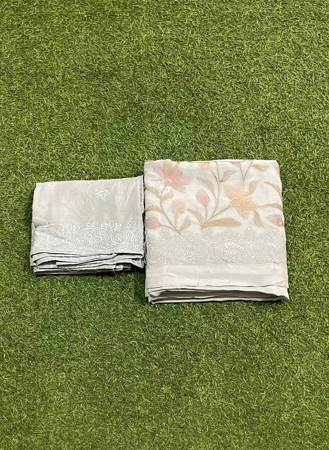 FS2112  | Cream | Crepe Suit | Hand-Work | Party Wear | Wedding | Ring Ceremony | Festival | Bridal Suit