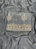FS248 | Gray | Crush Shimmer Suit | Party Wear | Wedding | Jaggo | Ring Ceremony | Festival | F9FFAA