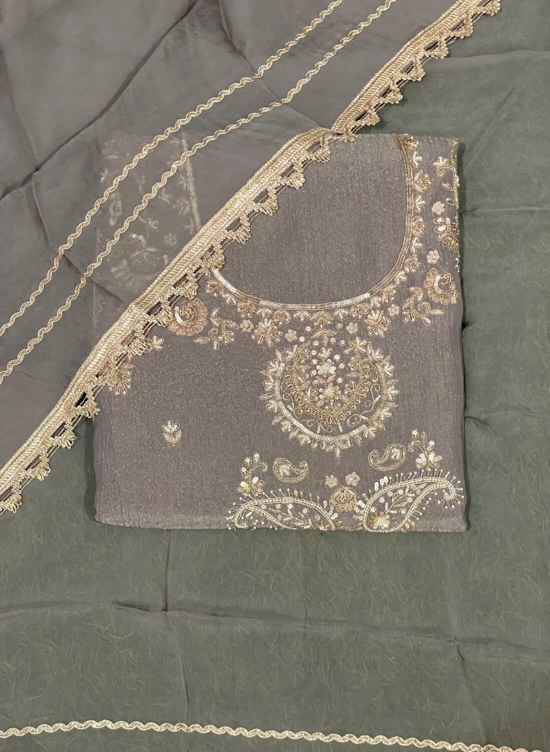 Crush Shimmer Suit | Party Wear | Wedding | Jaggo | Ring Ceremony | Festival | FS232