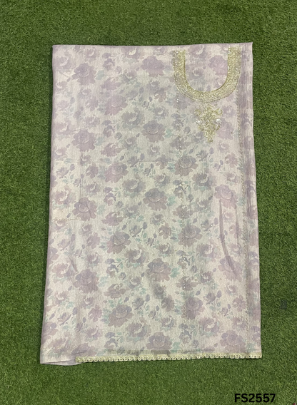 FS2557 | Crush Shimmer Suit | Party Wear | Wedding | Jaggo | Ring Ceremony | Festival |