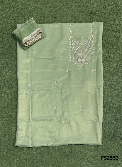 FS2553 | Pista | Crush Shimmer Suit | Party Wear | Wedding | Jaggo | Ring Ceremony | Festival |