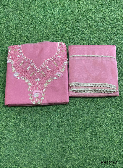 FS1277 | Crush Shimmer Suit | Party Wear | Wedding | Jaggo | Ring Ceremony | Festival