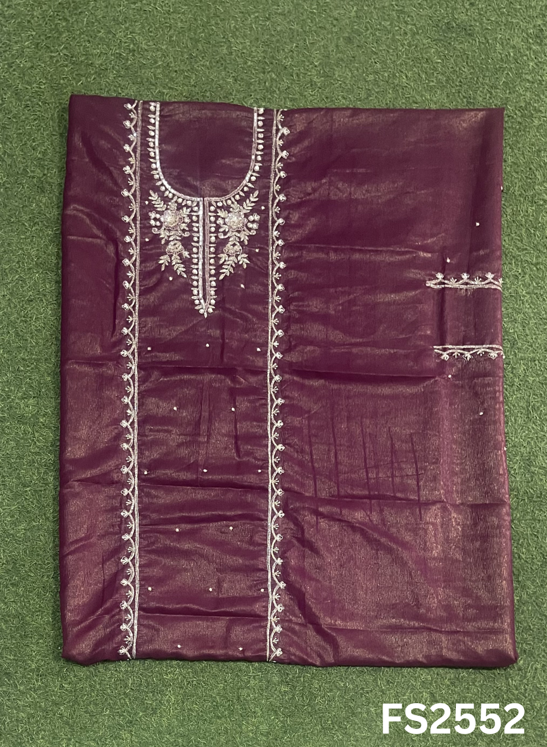 FS2552 | MEHROON | Crush Shimmer Suit | Party Wear | Wedding | Jaggo | Ring Ceremony | Festival |