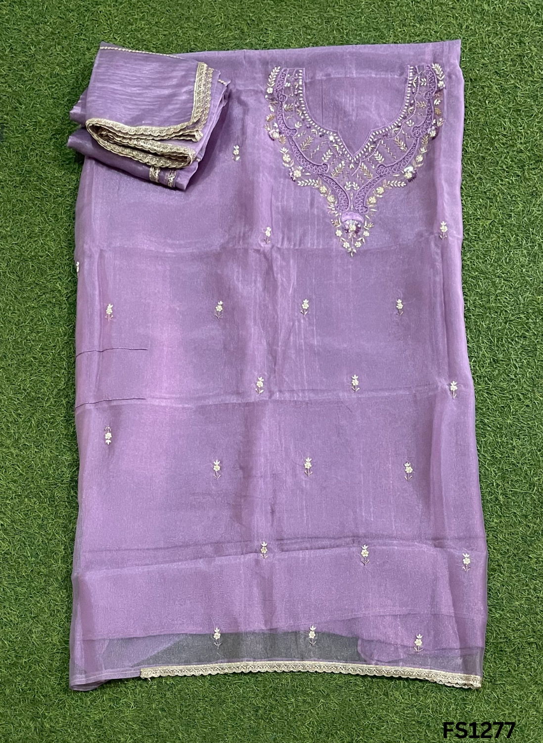 FS1277 | Crush Shimmer Suit | Party Wear | Wedding | Jaggo | Ring Ceremony | Festival