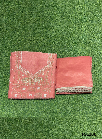 FS1286 | Lavender | Crush Shimmer Suit | Party Wear | Wedding | Jaggo | Ring Ceremony | Festival