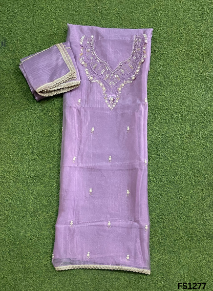 FS1277 | Crush Shimmer Suit | Party Wear | Wedding | Jaggo | Ring Ceremony | Festival