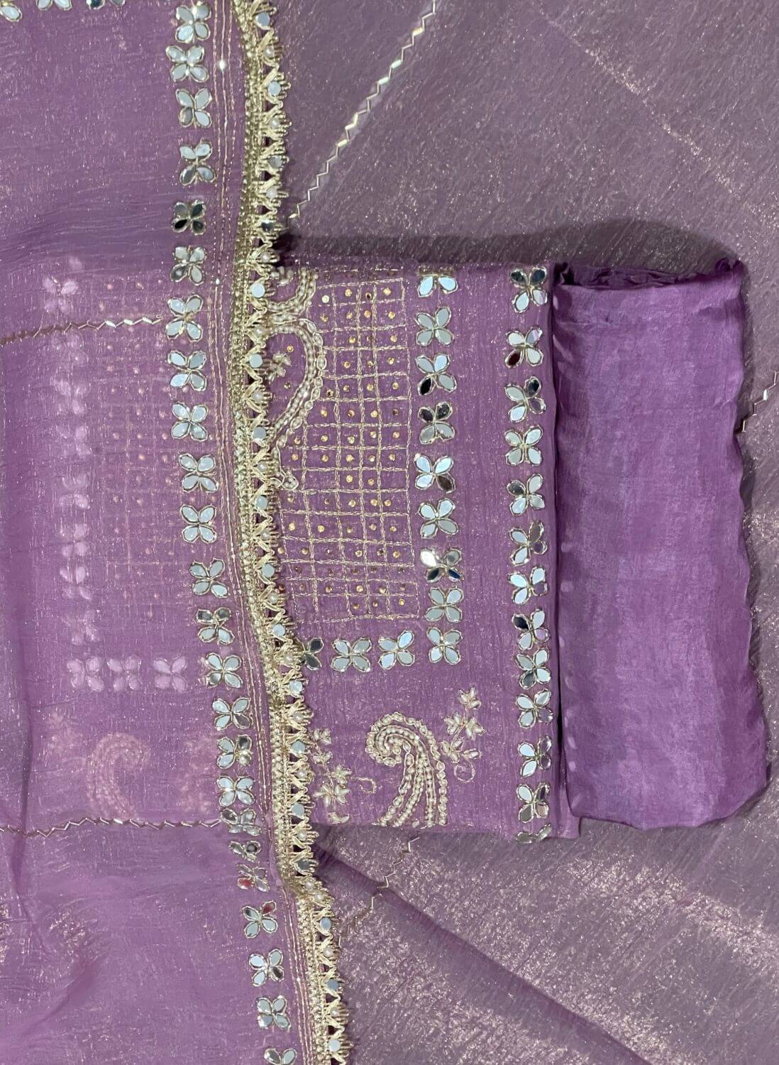 Purple Crush Shimmer Suit | Party Wear | Wedding | Jaggo | Ring Ceremony | Festival | FS734