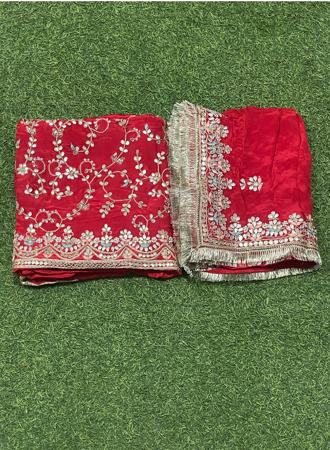 FS149 | Rust | Cepe | Crepe Suit | Wedding | Party Wear | Ring Ceremony | Festival Suit | Allover suit|