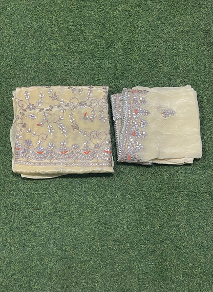 FS149 | Rust | Cepe | Crepe Suit | Wedding | Party Wear | Ring Ceremony | Festival Suit | Allover suit|