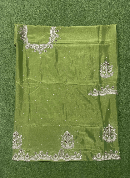 FS562 | Mehandi| Shimmer Suit | Party Wear | Wedding | Jaggo | Ring Ceremony | Festival| F9BCFAA