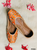 FF250 | Orange | Hand-Work | Punjabi Jutti