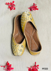 FF222 | Golden | Hand -Work | Punjabi Jutti