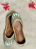 FF235 | Light Sea-Green | Hand -Work | Punjabi Jutti