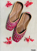 FF184 | Hot-Pink  | Hand-Work | Punjabi Jutti