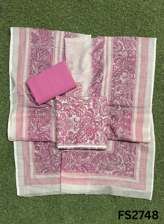 FS2748 | Butter Cotton Suit | Casual wear | Summer Suits | Regular wear