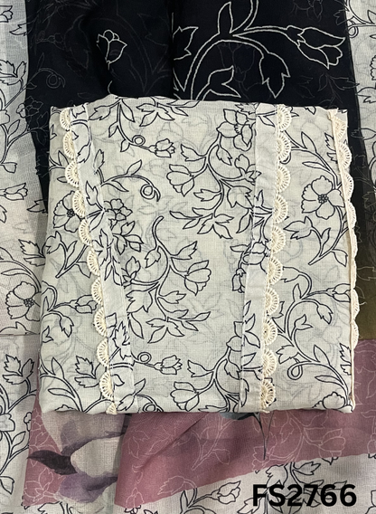 FS2766 | Check Cotton  Suit | Casual wear | Summer Suits | Regular wear