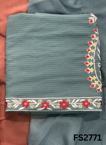 FS2771 | Check Muslin  Suit | Casual wear  | Summer Suits | Regular wear