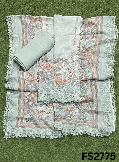 FS2775 | Georgette Suit | Party Wear | Jaggo | Festival | Casual Wear |