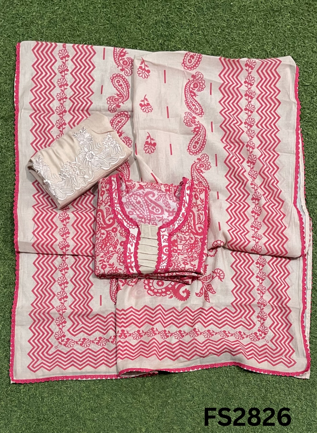 FS2826 |  Pure Mul-Cotton | Casual wear | Summer Suits | Regular wear