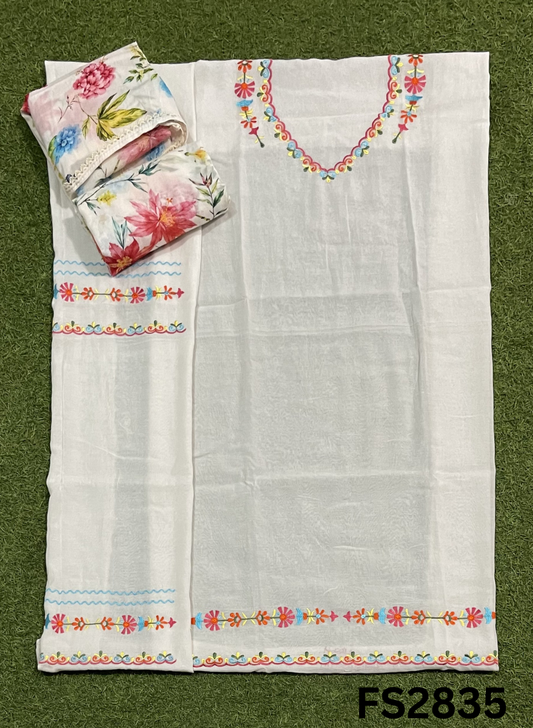 FS2835 | Mul-Cotton | Casual wear  | Summer Suits | Regular  wear