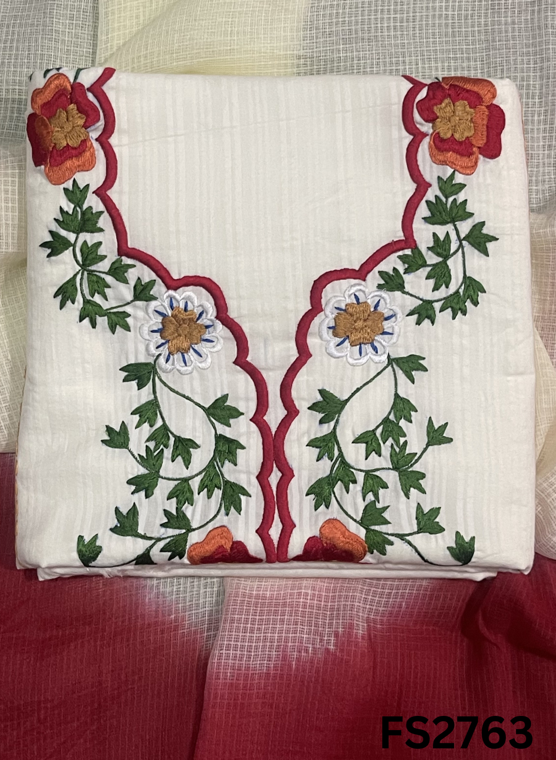 FS2763 | Organic Cotton Suit | Casual wear | Summer Suits | Regular  wear
