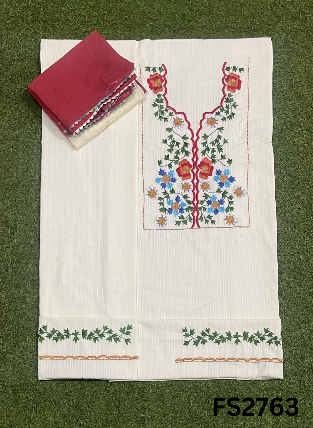 FS2763 | Organic Cotton Suit | Casual wear | Summer Suits | Regular  wear