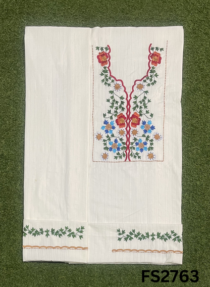 FS2763 | Organic Cotton Suit | Casual wear | Summer Suits | Regular  wear