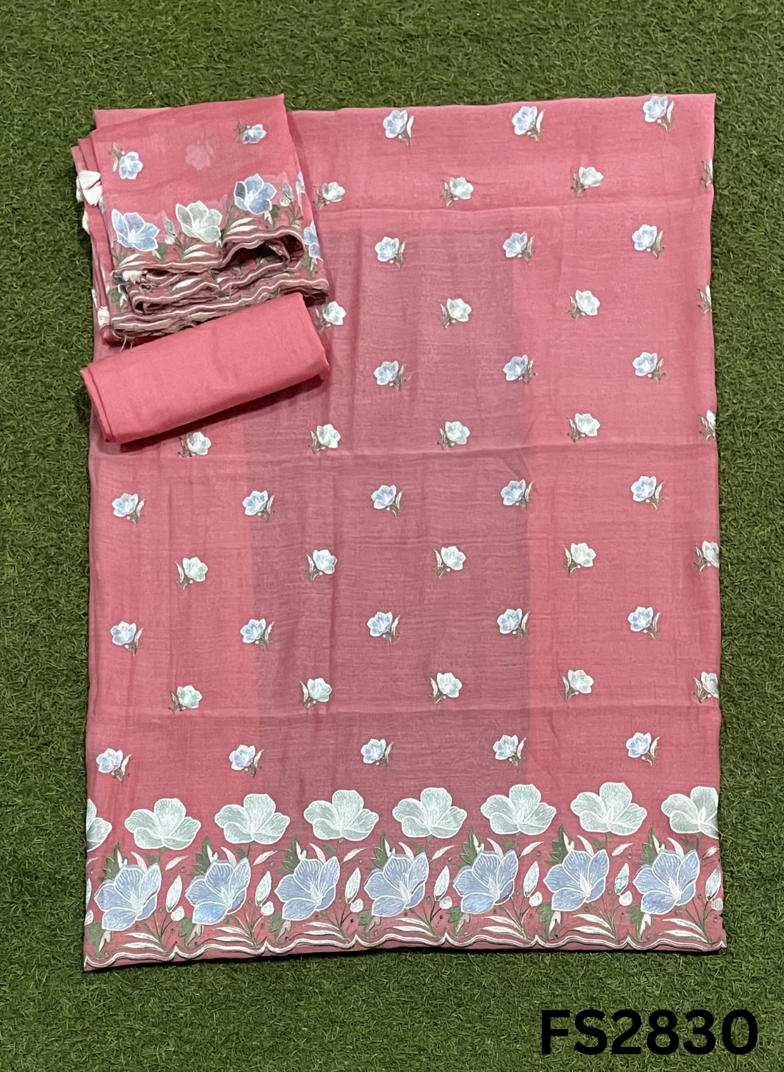 FS2830 | Pure Mal Chanderi  Cotton Suit | Casual wear  | Summer Suits | Regular wear