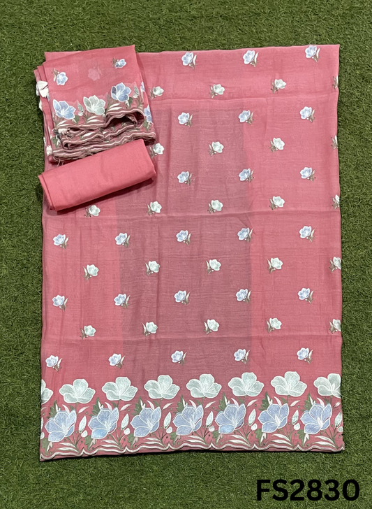 FS2830 | Pure Mal Chanderi  Cotton Suit | Casual wear  | Summer Suits | Regular wear