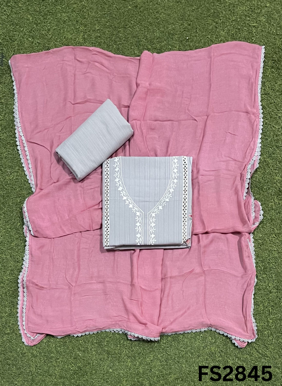 FS2845 | Pure  Cotton Suit | Casual wear  | Summer Suits | Regular  wear