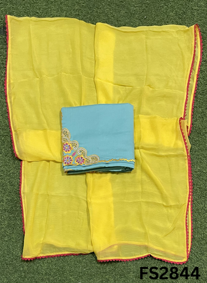 FS2844  | Pure  Cotton Suit | Casual wear | Summer Suits | Regular  wear