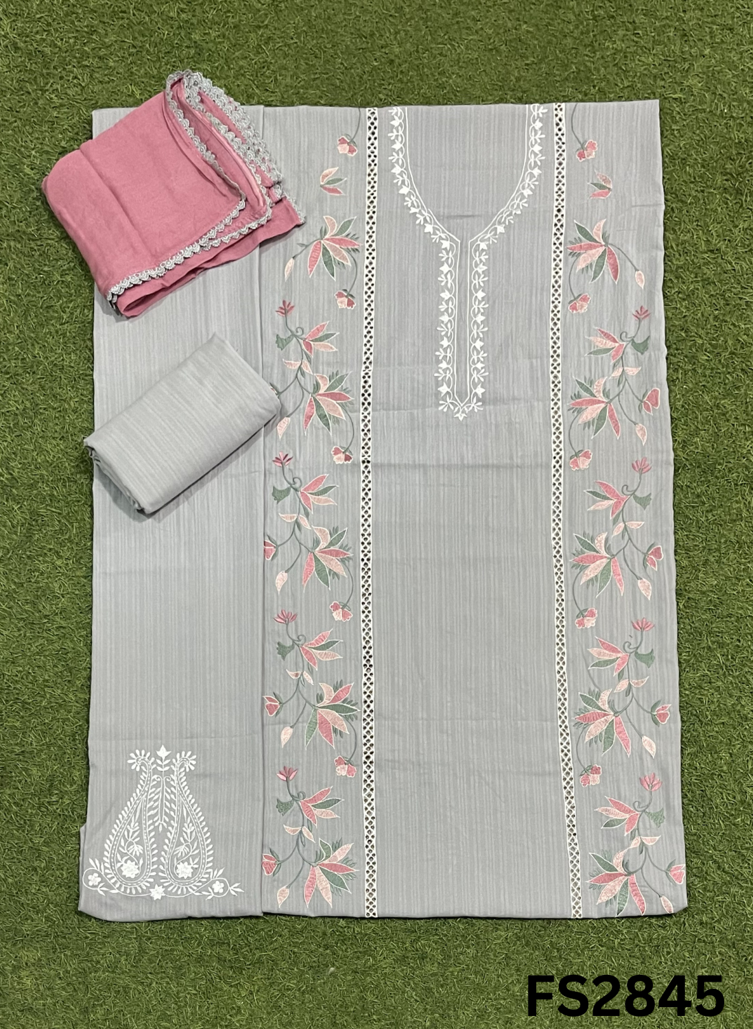FS2845 | Pure  Cotton Suit | Casual wear  | Summer Suits | Regular  wear
