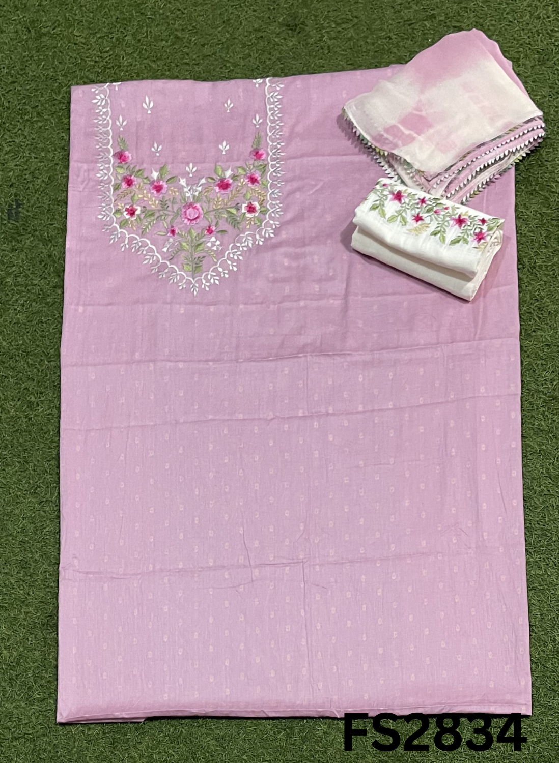 FS2834 | Pure  Cotton Suit | Casual wear | Summer Suits | Regular wear
