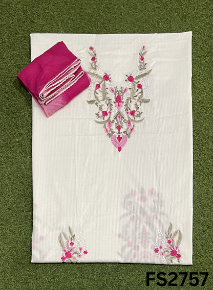 FS2757 | Ruby Cotton Suit | Casual wear  | Summer Suits | Regular  wear