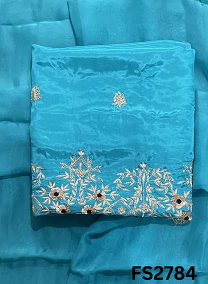 FS2784 | Silk | Party Wear | Wedding | Jaggo | Ring Ceremony | Festival  |